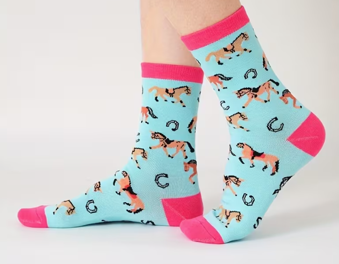 Just a Girl Who Loves Horses Crew Socks