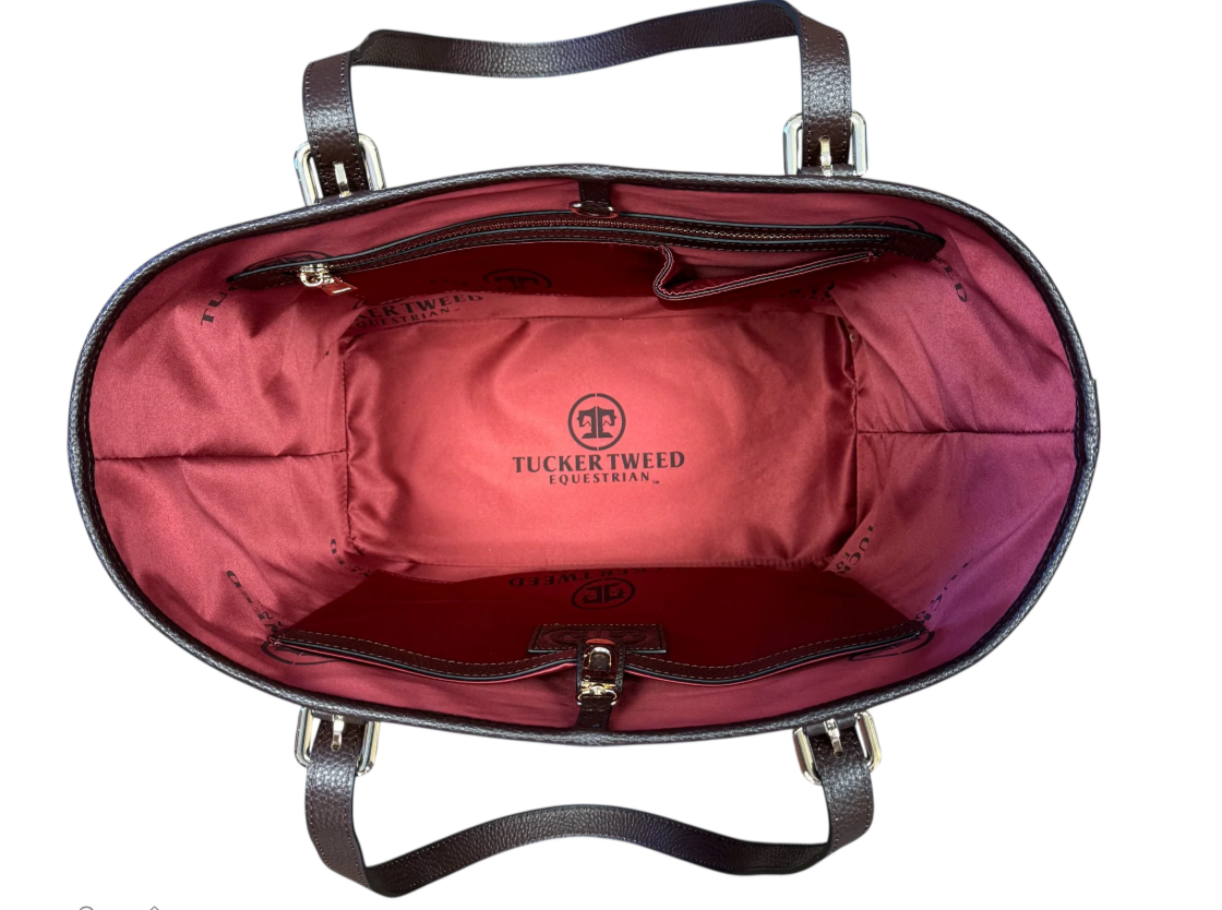 Tucker Tweed James River Carry All: Hunter Jumper (Sand/Navy)