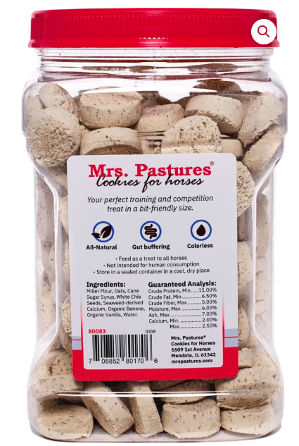 Mrs. Pastures Ring Ready Cookies For Horses