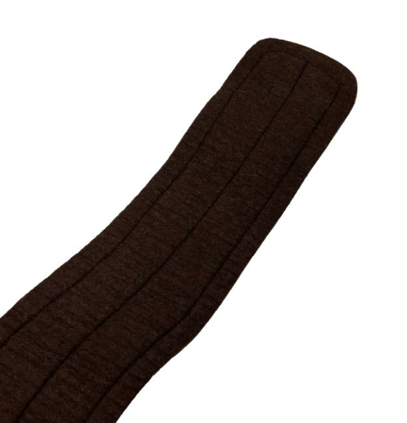 Showman Basketweave Tooled Felt Bottom Girth