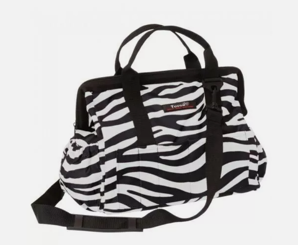 USED Tough1 Grooming Tote Medium Camo Black/White