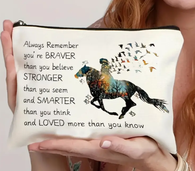 Equestrian Themed Cosmetic Bags