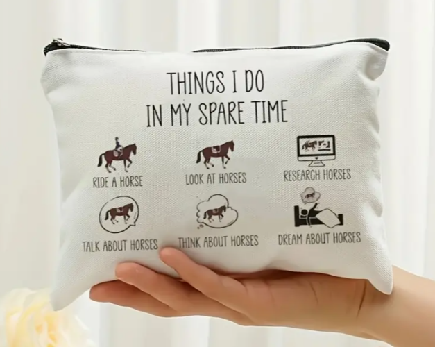 Equestrian Themed Cosmetic Bags