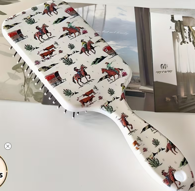 Horse Pattern Air Cushion Brush - 3 Styles Available!