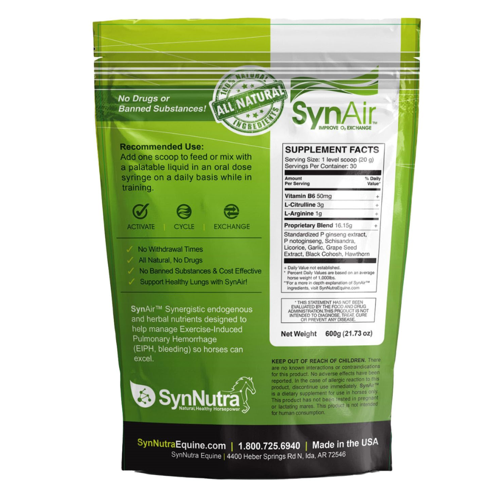 SynAir- EIPH (Bleeding) Management For Horses