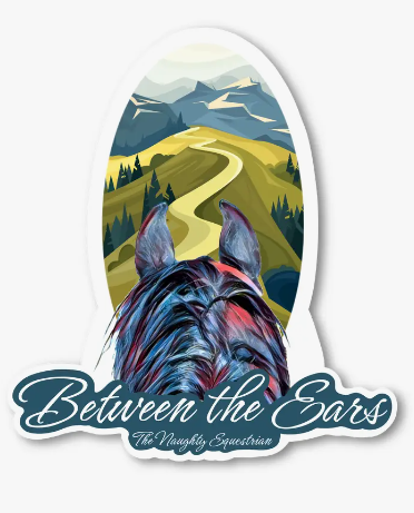 Trail Riding Beween Ears 3"