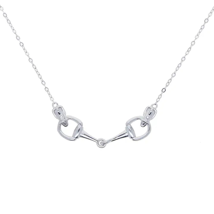 Sterling Silver Snaffle Bit Necklace