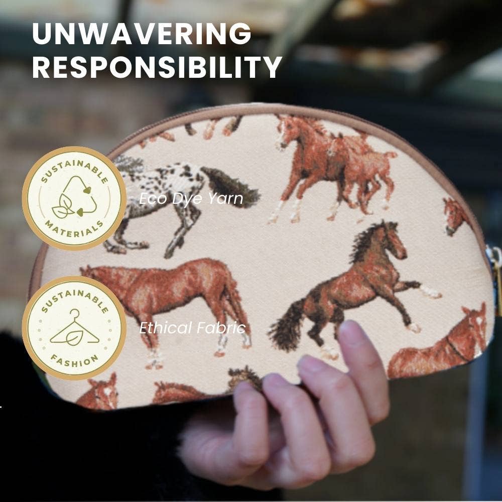 Running Horse Design Makeup/Cosmetic Bag