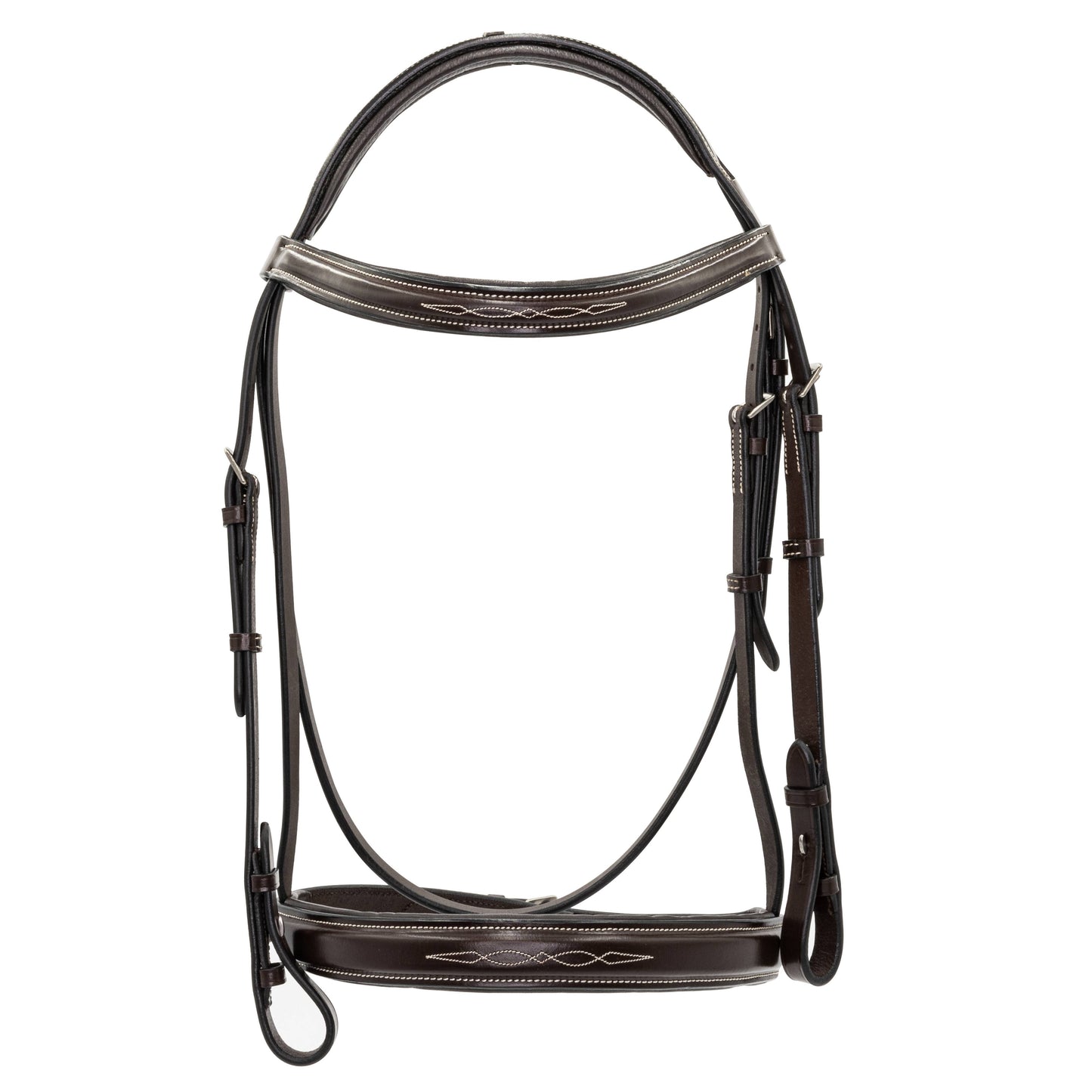 Arnold IV - Fancy Padded Leather Hunter Horse Bridle