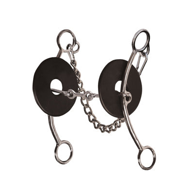 Brittany Pozzi Long Lifter Series 3 Piece Smooth Shank Snaffle Mouth Bit