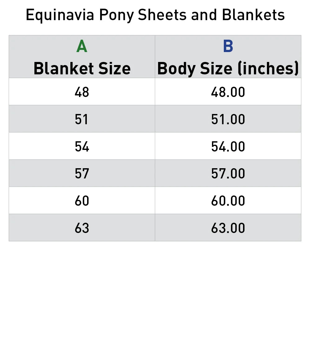 Equinavia Norse Pony Turnout Blanket 200g - Lyons Blue/Vanilla Cream