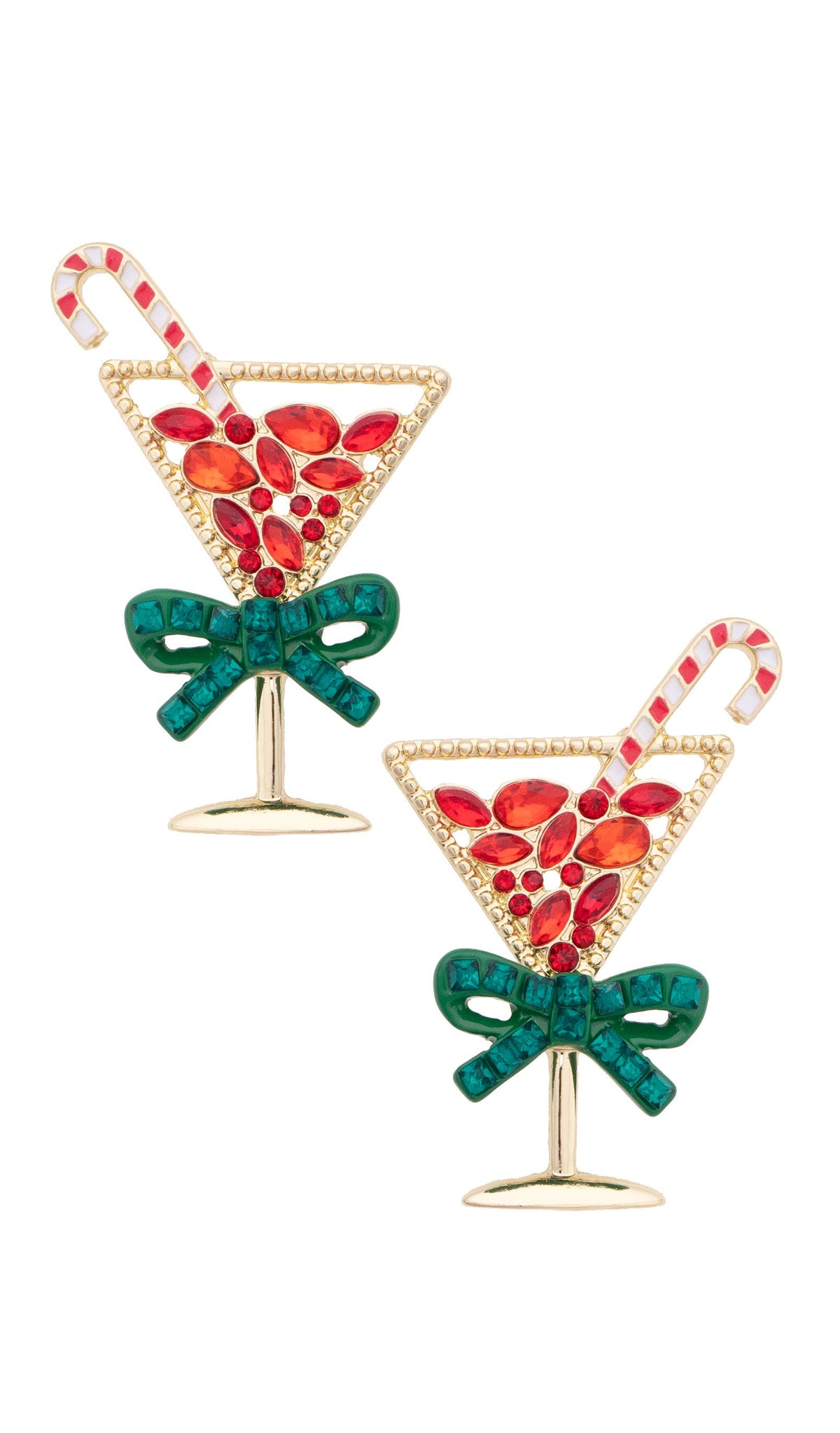 Mistletoe Martini Earrings in Multi