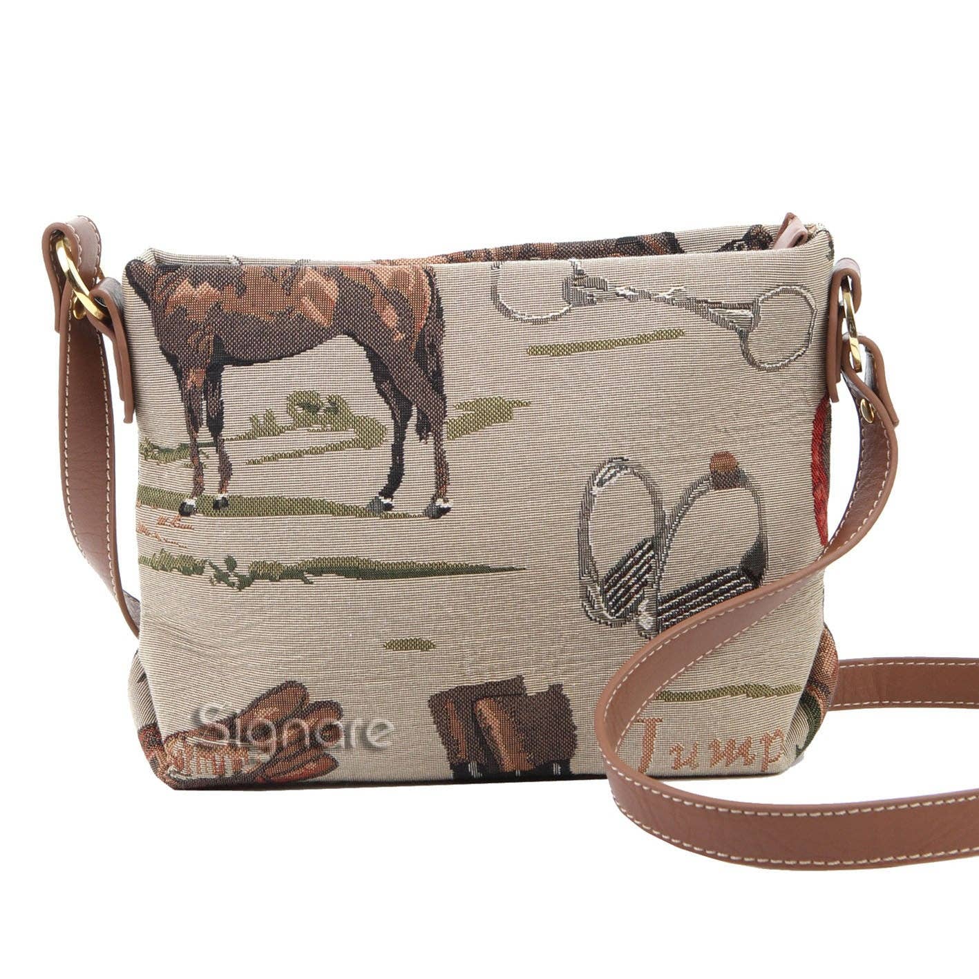 Elegant Horse Themed Women's Crossbody Bag Purse Handbag