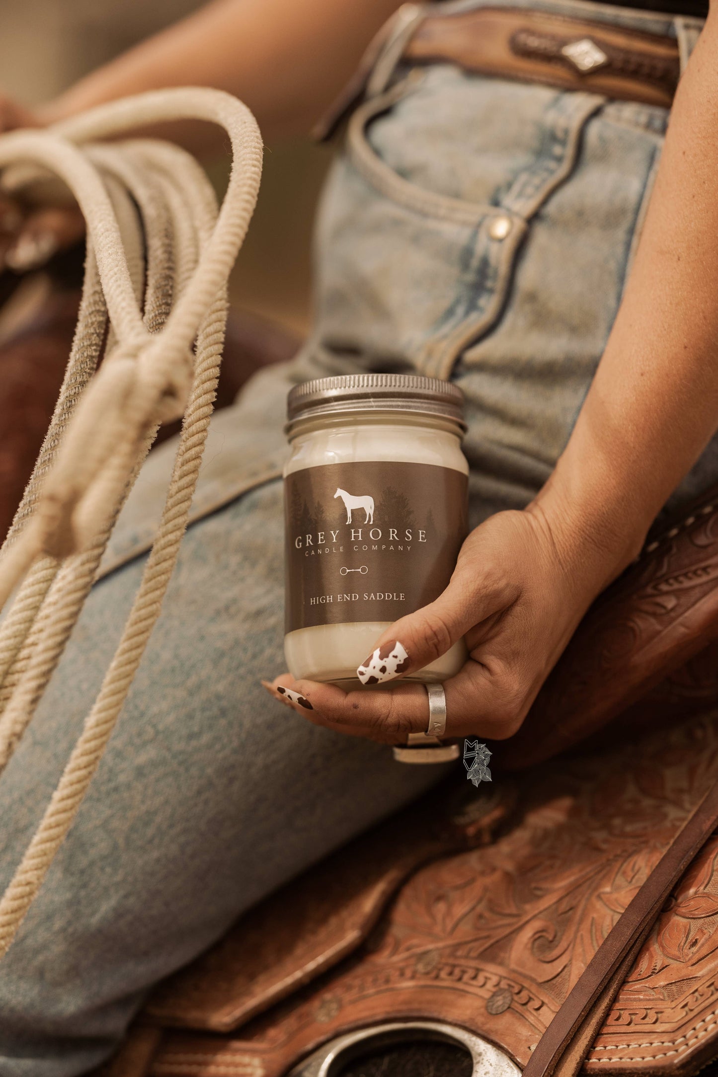 High End Saddle Soy Candle