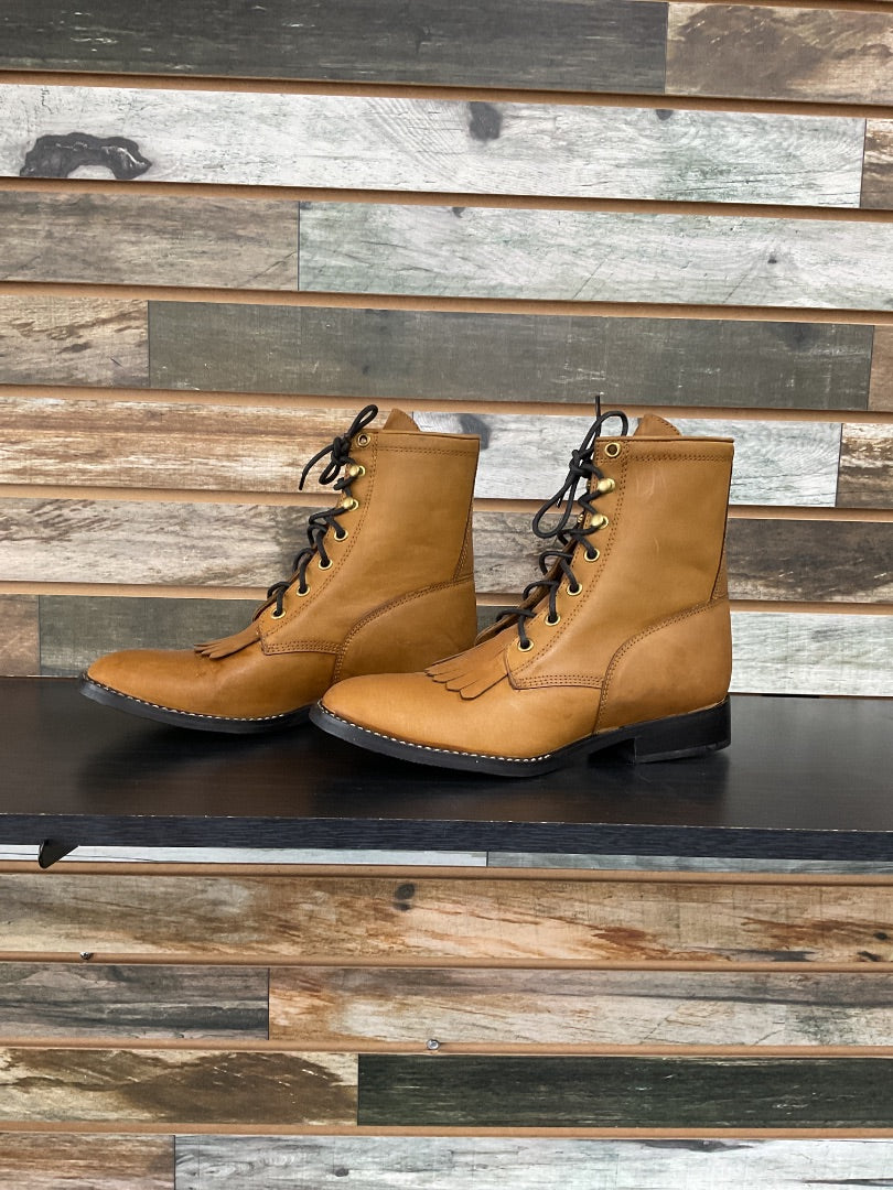 USED Smoky Mountain Boots Ladies Tan Smokey Mountain Boots 6.5 Tan