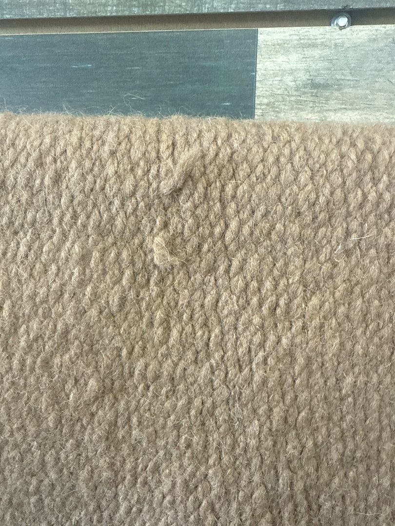 USED Saddle Blanket Tan/Brown/Creme