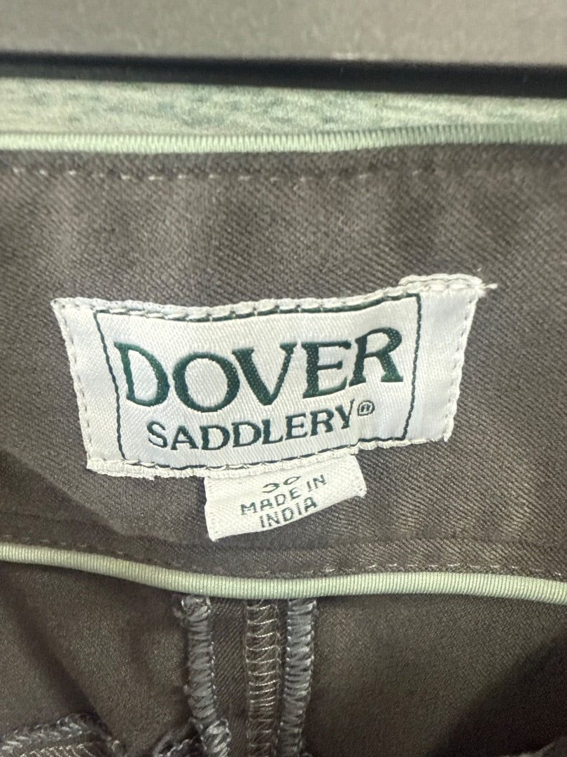 USED Dover Knee Patch Breeches Size 30 Teal/Grey