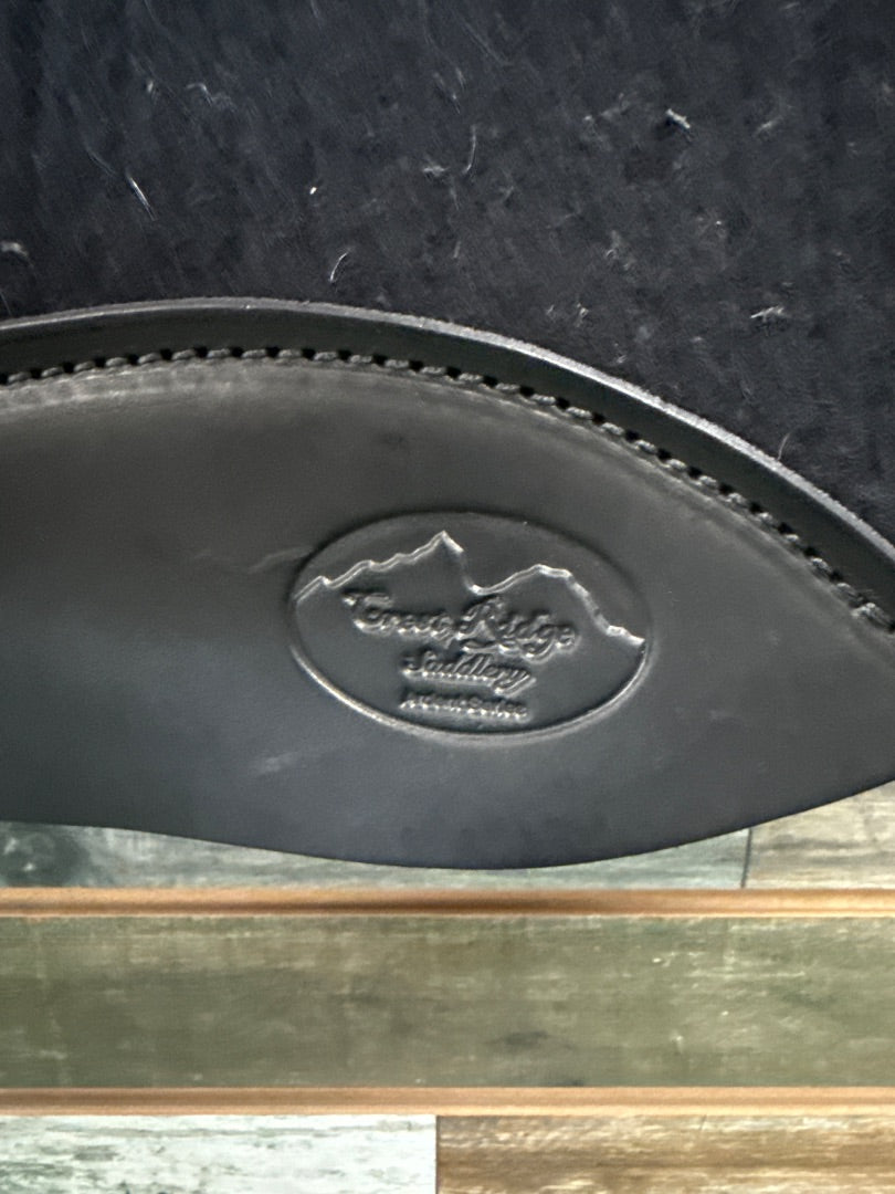 USED Crest Ridge Saddlery Rounded Western Saddle Pad 1/2" Black