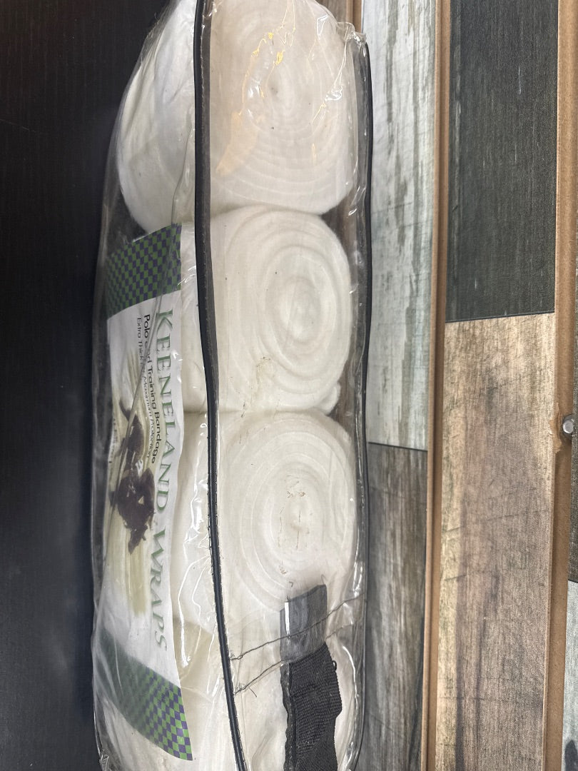 USED Keeneland Polo Wrap Set Standard (9 ft.) White