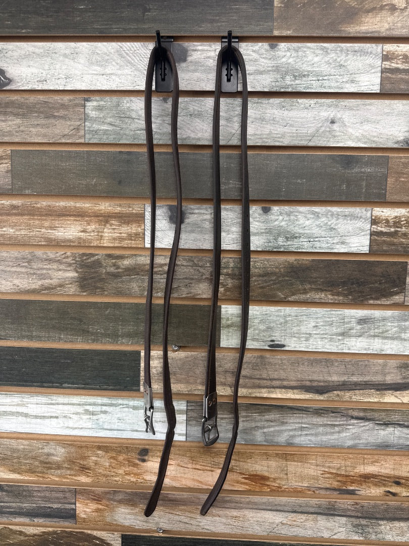 USED Royal Highness Dyed Calf Skin Stirrup Leathers