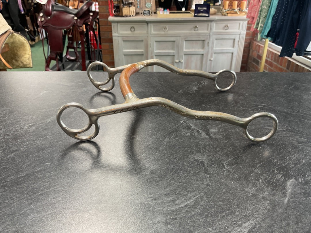 USED Trammell Copper Mullen Mouth 5” Silver/Copper