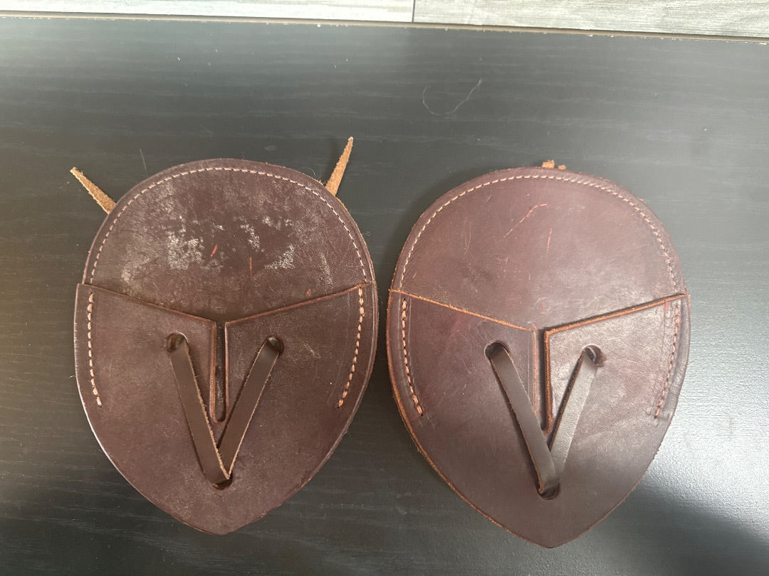 USED Leather Cinch Covers Brown