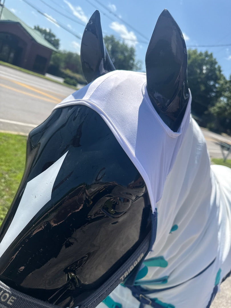USED Highlander Plus Combo Fly Sheet Size 78" (RUNS BIG) White/Blue/Teal