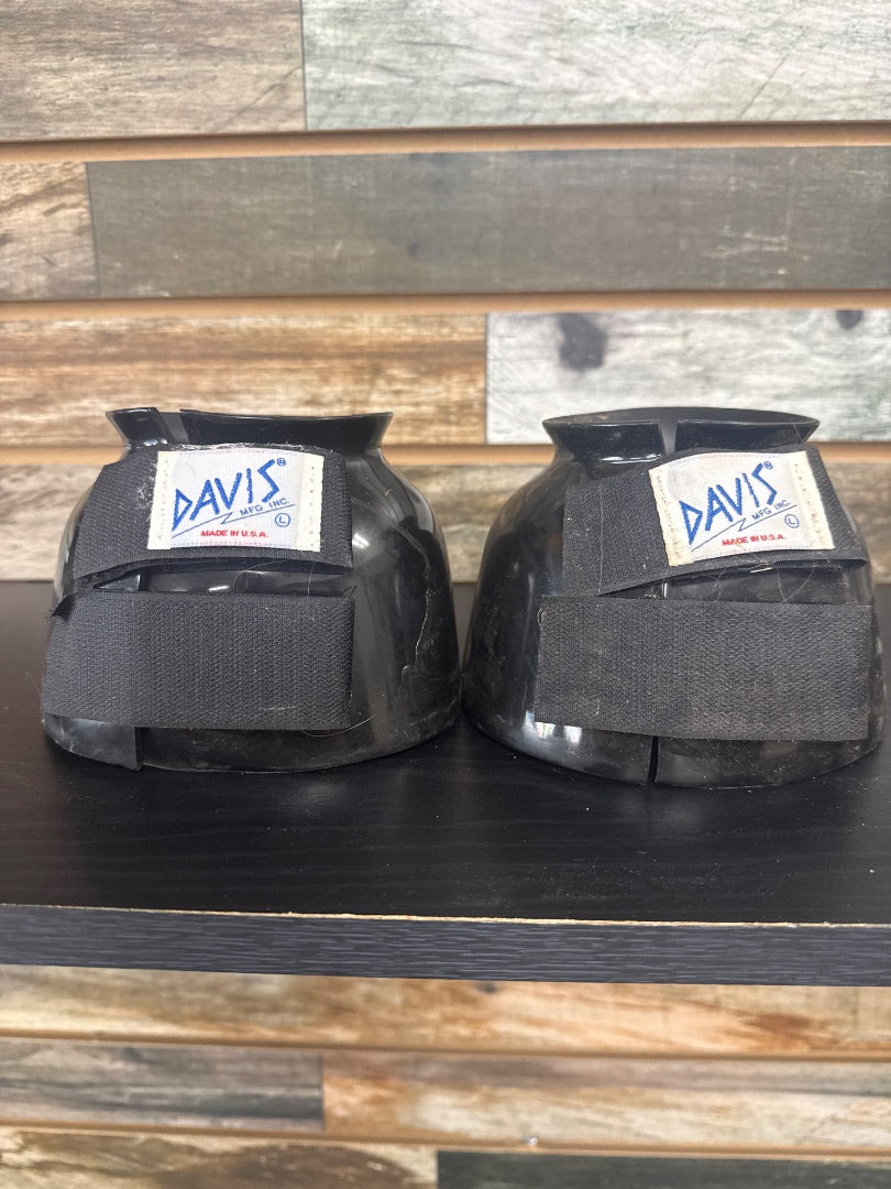 USED Davis Bell Boots Horse Black