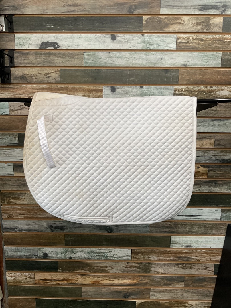 USED Centaur Dressage pad like new Full White