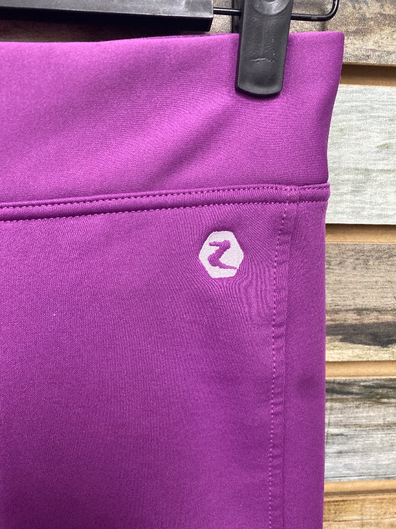 USED Horze Knee Patch Breeches Jr Large Purple