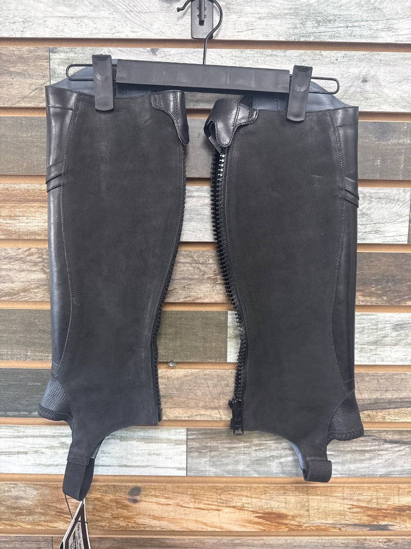 USED New Ariat Half Chaps SS Black