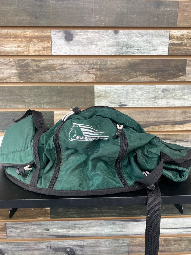 USED Stowaway Cantle Bag Green