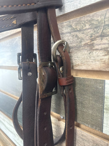 USED Browband Headstall Horse Dark Oil