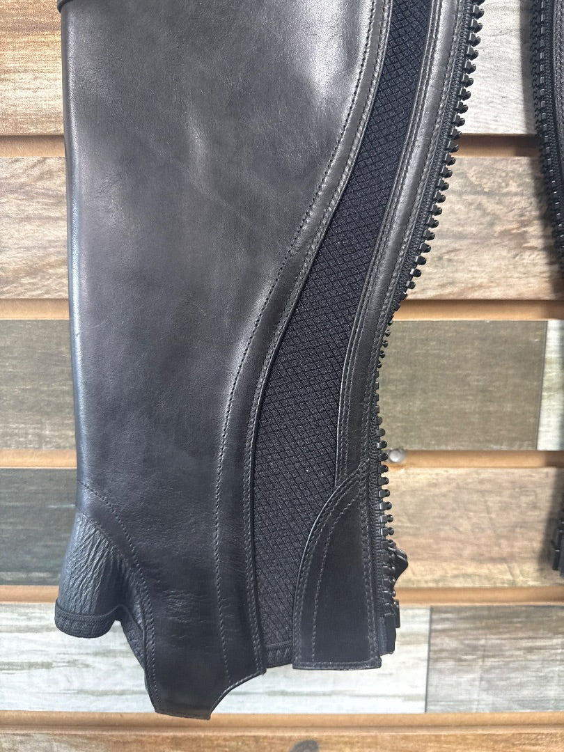 USED New Ariat Half Chaps SS Black