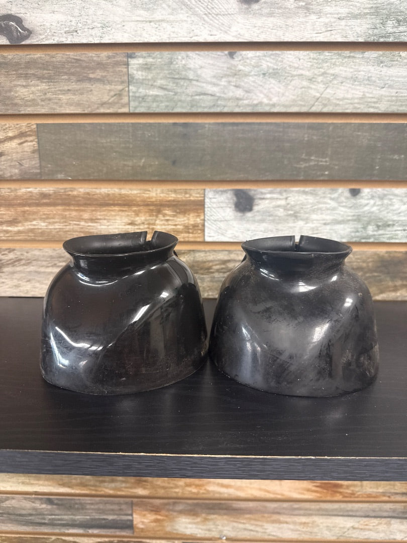 USED Davis Bell Boots Horse Black