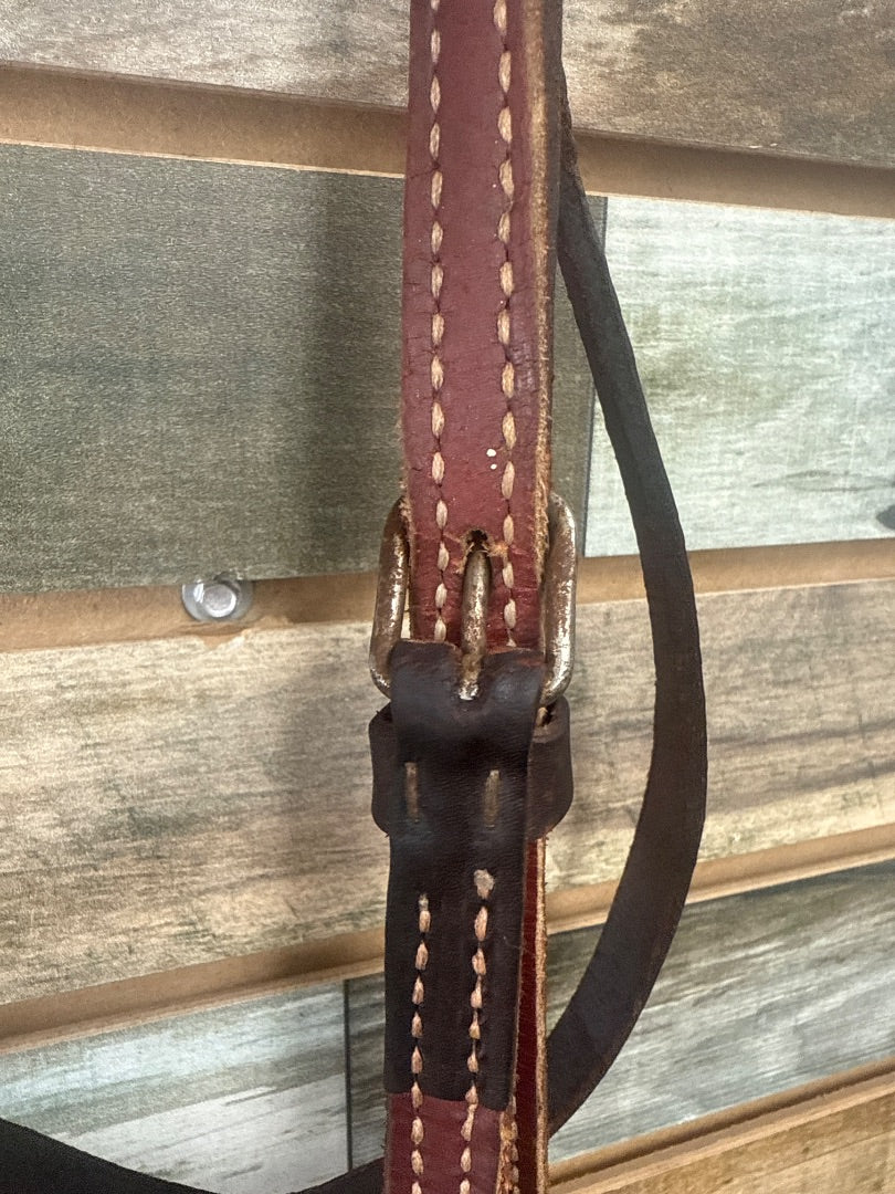 USED Split Ear Headstall Horse Dark Oil