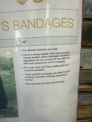 USED Cashel Standing Wraps 14" Red