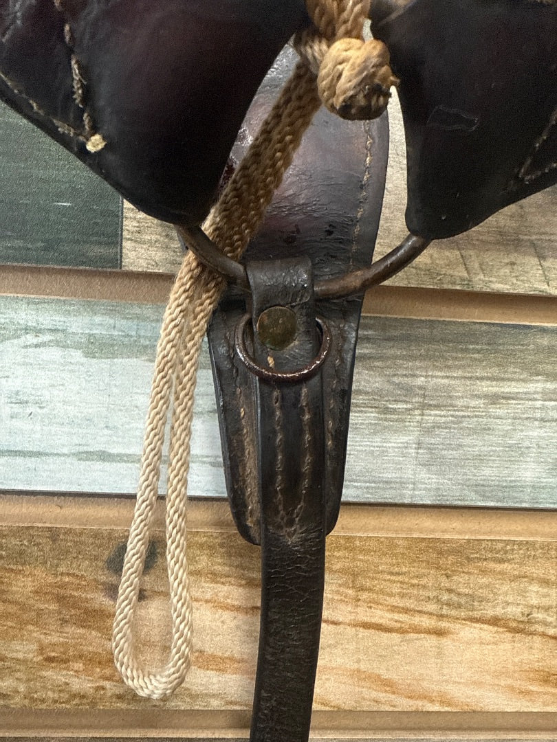 USED Billy Cook Barrel Saddle 14” Dark Oil