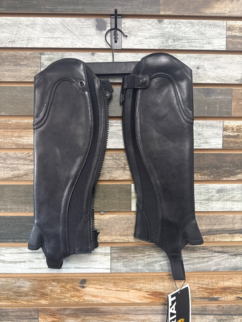 USED New Ariat Half Chaps SS Black