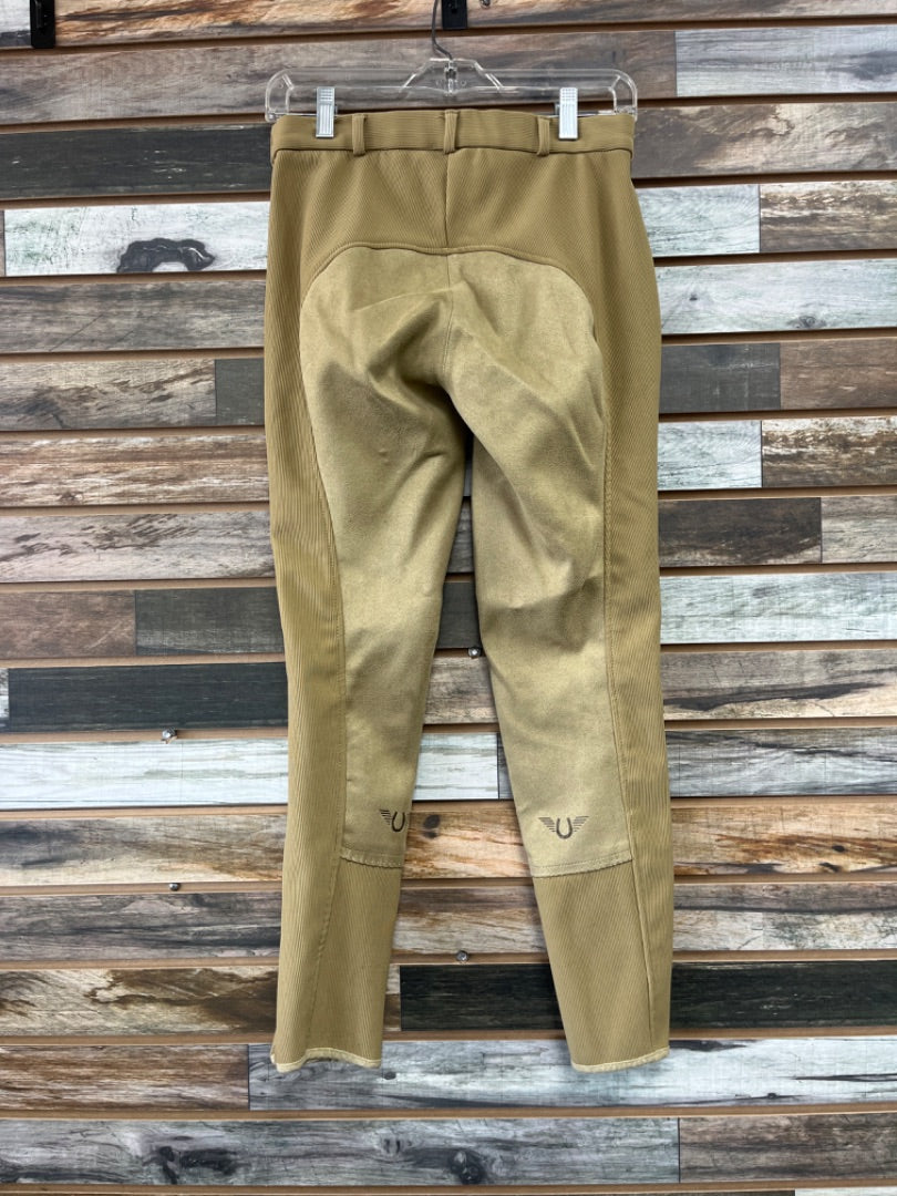 USED Ladies English Breeches 28 Tan