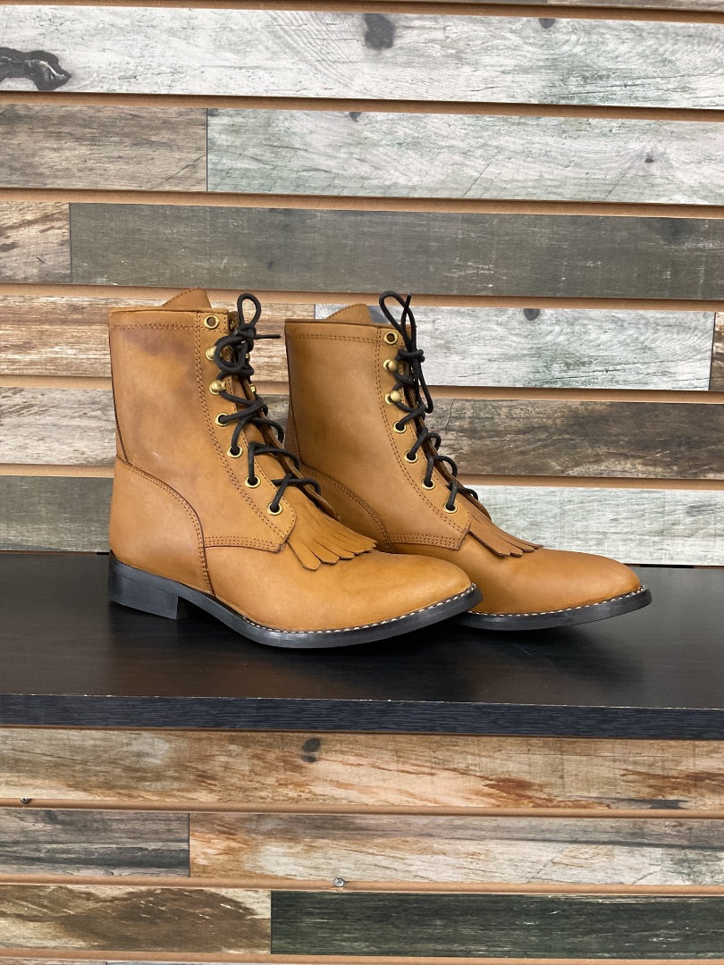 USED Smoky Mountain Boots Ladies Tan Smokey Mountain Boots 6.5 Tan