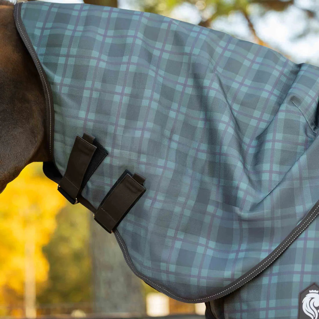 Equinavia Arktis Turnout Neck Cover No Fill - Dark Brown/Thyme