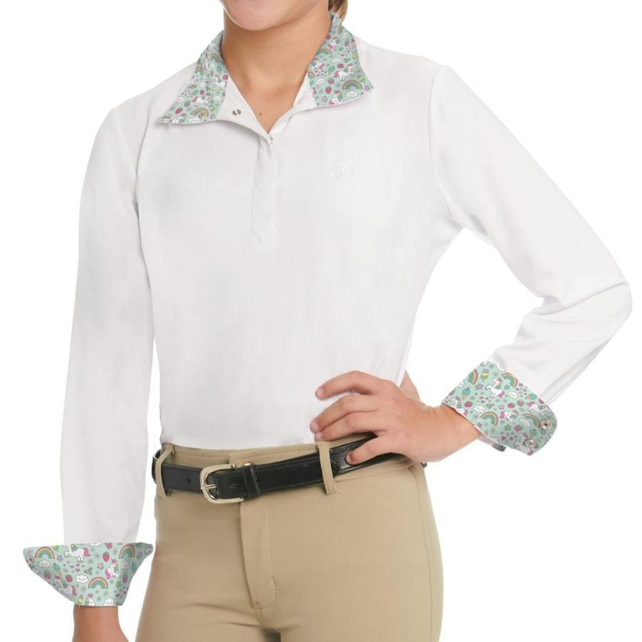 Girls Ovation Ellie Long Sleeve Show Shirt