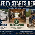 Join Us for a 3-Part Safety Series at Golden Horseshoe Equestrian