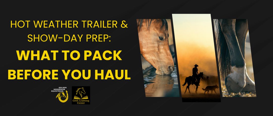 Hot Weather Trailer & Show-Day Prep: What to Pack Before You Haul