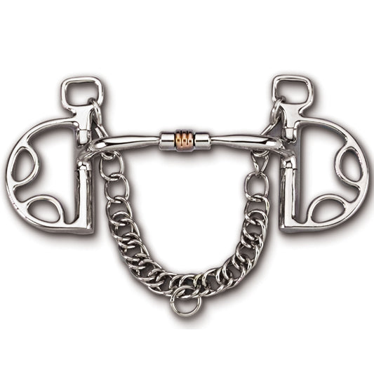 Kimberwick with Comfort Snaffle with Copper Roller MB 03