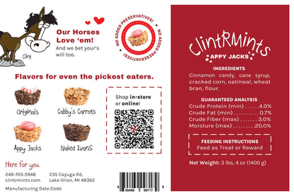 ClintRMint Horse Treats Appy Jacks Flavor