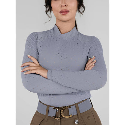 Dapplebay Aircut Mock Neck LS Top