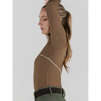 Dapplebay Lady 1/4 Zip Aircut LS Riding Top
