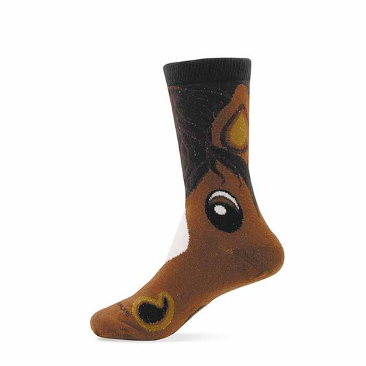 Youth Sock, Bay Cartoon Horse